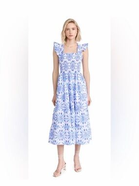 Hill House Ellie in Blue Shell print